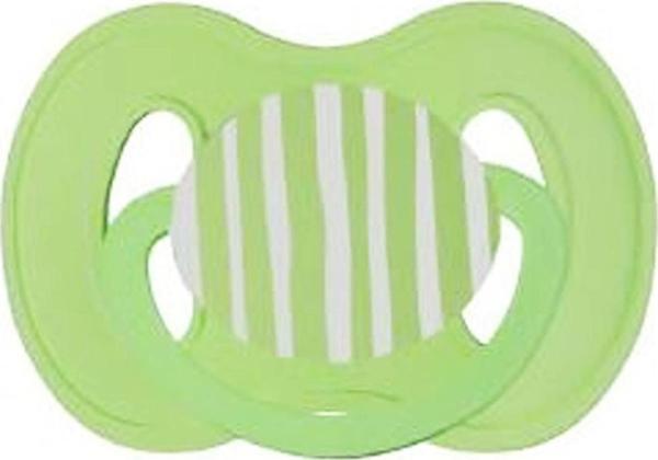 Bebedor 202 Klasik Ortodontik Damaklı Emzik No 2 6-18 Ay Yeşil - Image 1