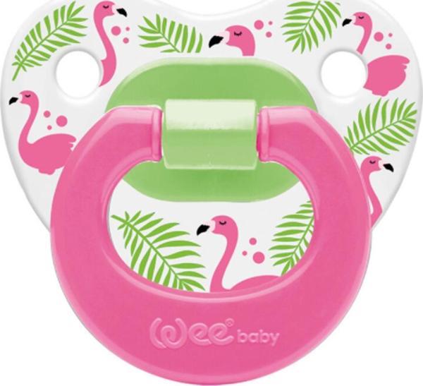 Wee Baby Desenli Damaklı No 2 Emzik 6-18 Ay Pembe - Image 1
