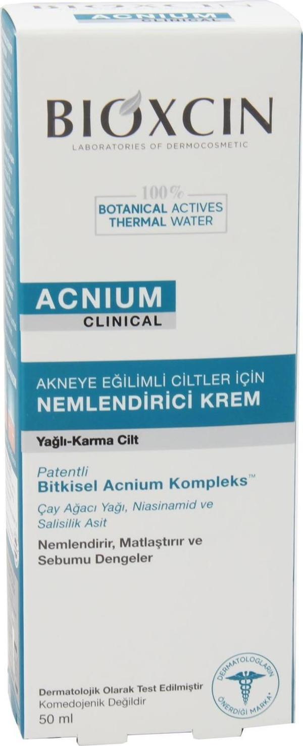 Bioxcin Acnium Sebum Dengeleyici Nemlendirici Krem 50 ml - Image 1