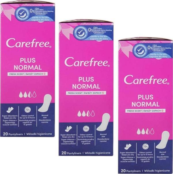 Carefree Plus Normal Günlük Ped 20'li 3 ADET - Image 1