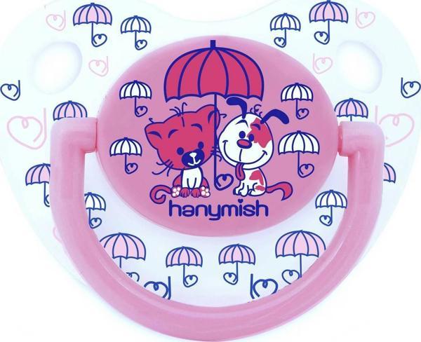 Hanymish 116 Mini Silikon Damaklı Emzik No 2 6-18 Ay Pembe - Image 1