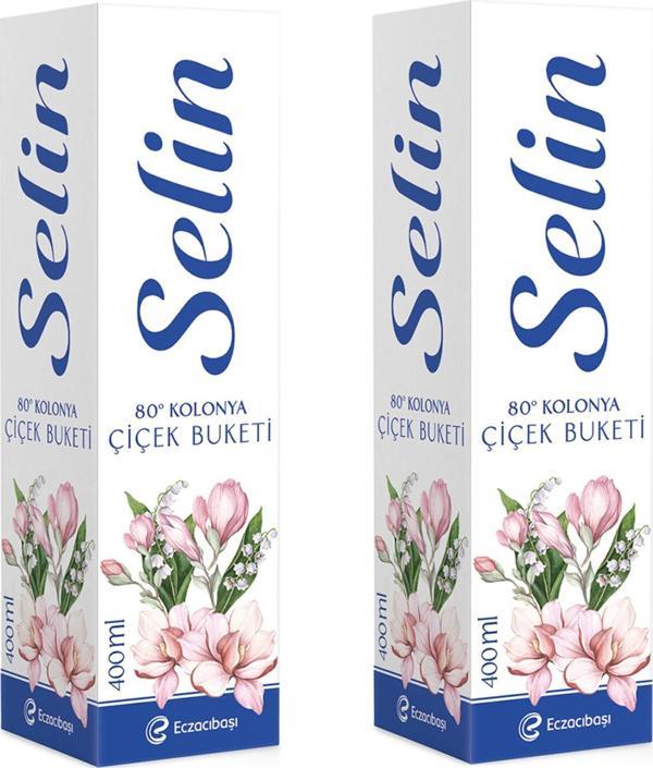 Selin Çiçek Buketi Kolonyası Pet 400 ml 2 ADET - Image 1