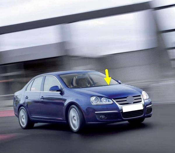 VW Jetta 2006-2010 Ön Sol Sürücü Taraf Silecek Kolu 1Q1955409 - Image 1