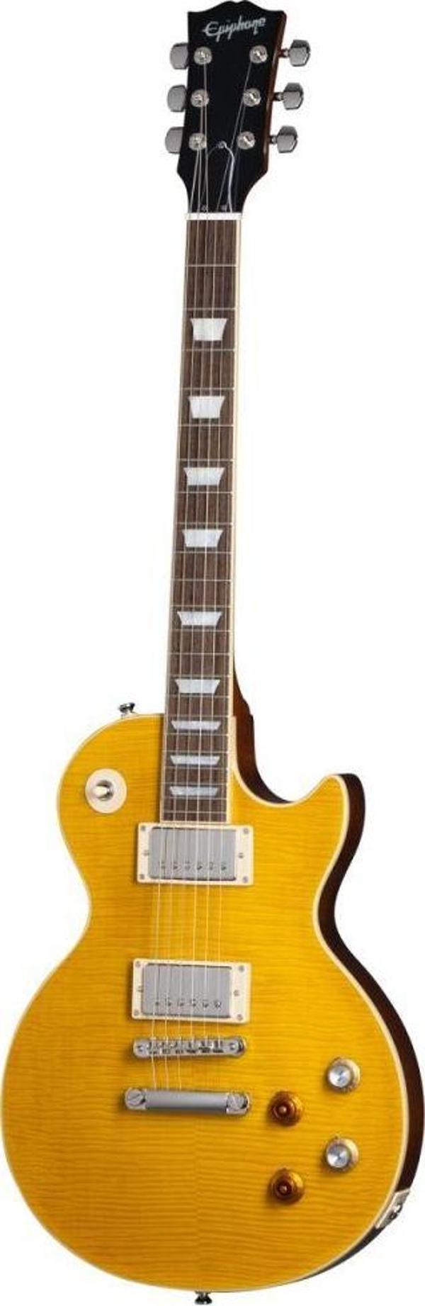 Epiphone Kirk Hammett Signature Greeny Les Paul Standard Elektro Gitar (Greeny Burst) - Image 1