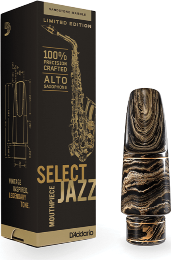 D\'Addario Woodwinds Select Jazz D7M Marble Alto Saksafon Beki - Image 1