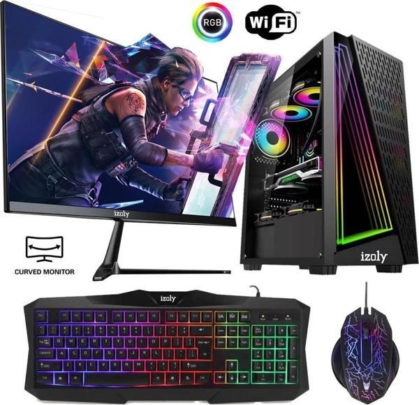 İzoly Demon Ryzen 5 3600 32GB 256GB 512GB SSD RX 550 4GB 24" Oyuncu Masaüstü Bilgisayarı - Image 1