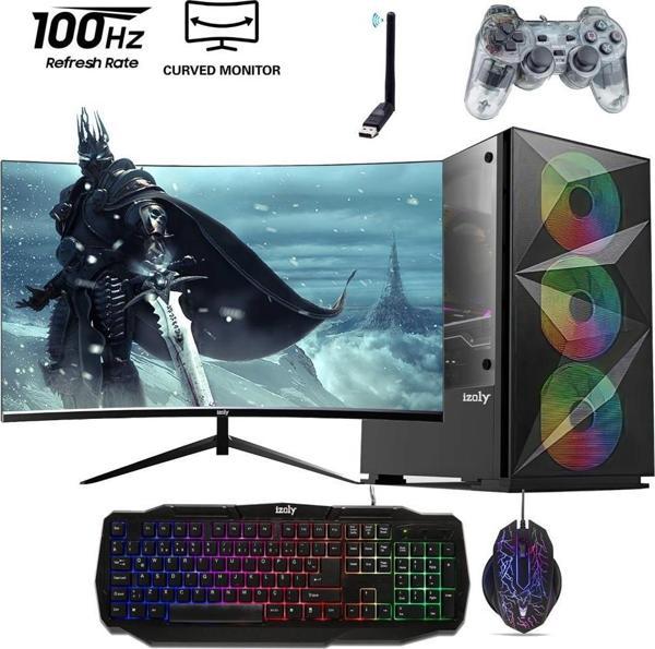 İzoly Ocean X i5-4570 16GB 512GB SSD RX 550 4GB 24'' Oyuncu Masaüstü Bilgisayarı - Image 1