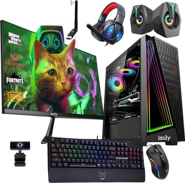 İzoly Streamer Onex İ5-10400F 16GB 512GB M.2 NVMe RTX2060S 8GB 24" Oyuncu Masaüstü Bilgisayarı - Image 1