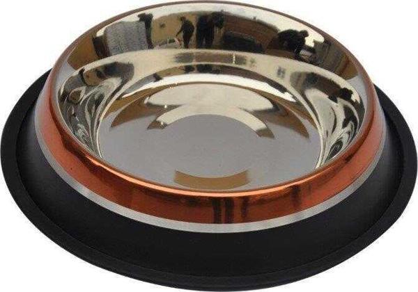 Zampa Kedi ve Köpek Kaymaz Tabanlı İki Renkli Mama Su Kabı 96 oz - Image 1
