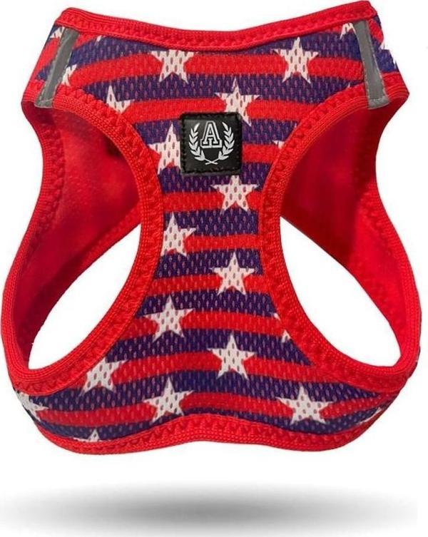 Alphadog Design Red Stripe Köpek Göğüs Tasması XXSmall - Image 1