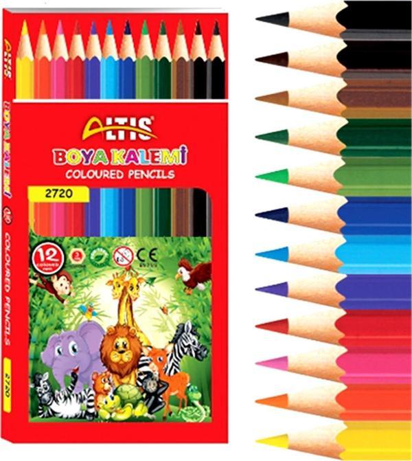 Altis Altıs Tam Boy Kuru Boya Kalemi 12 li (2720) - Image 1