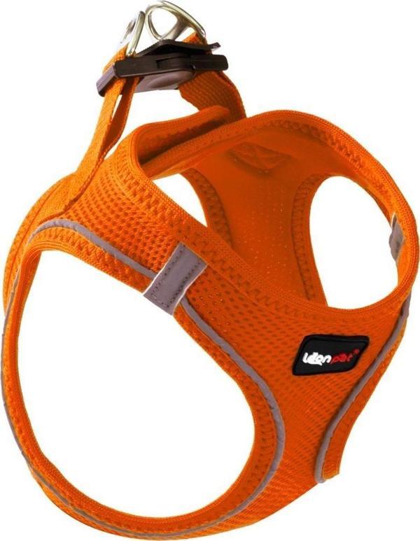 Leon Pet Air Mesh Turuncu Göğüs Tasması Large - Image 1