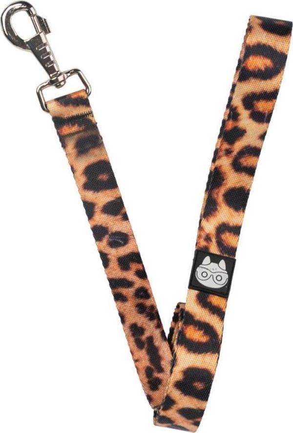 Nazz Köpek Gezdirme Tasması Leopar Small 1,5X120 Cm - Image 1
