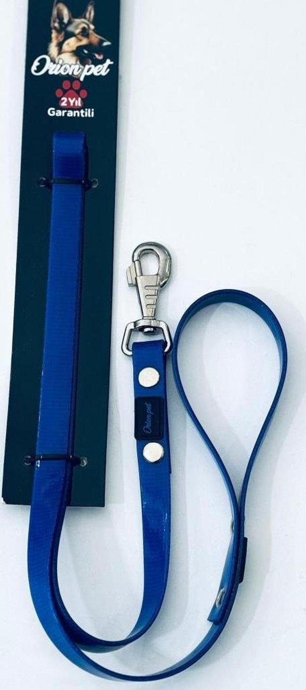 Orion Silikon Kaplı Köpek Gezdirme Kayışı Lacivert 2X127 Cm - Image 1