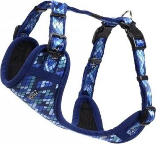 Rogz Fashion Tuig Amphibian Köpek Göğüs Tasması Blue Medium 42x55 Cm - Image 1