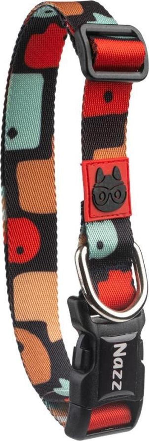 Nazz Köpek Boyun Tasması Adamlı Siyah Small 1,5X34 Cm - Image 1