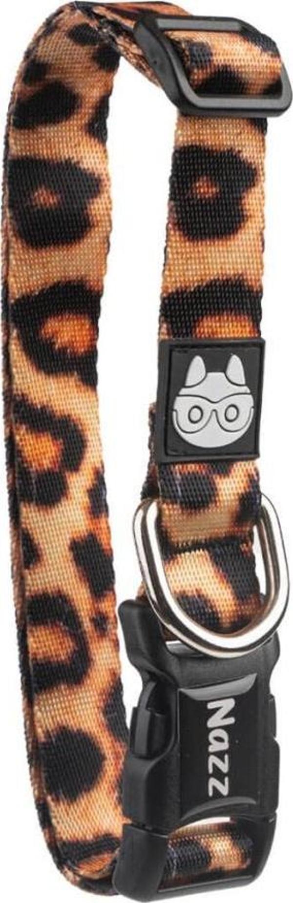 Nazz Köpek Boyun Tasması Leopar Medium 2X34 Cm - Image 1