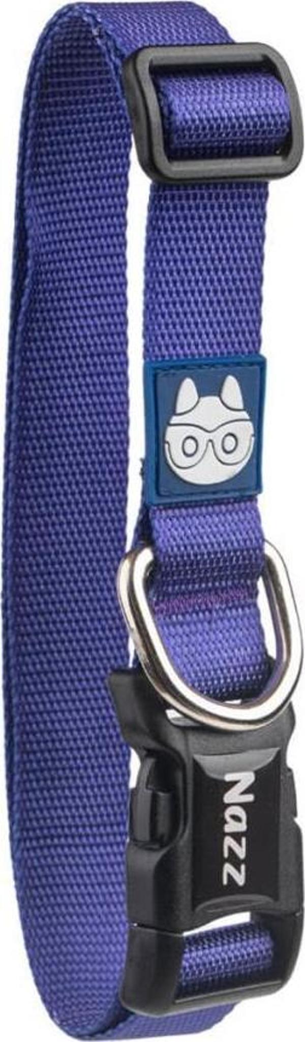 Nazz Köpek Boyun Tasması Mor Medium 2X34 Cm - Image 1