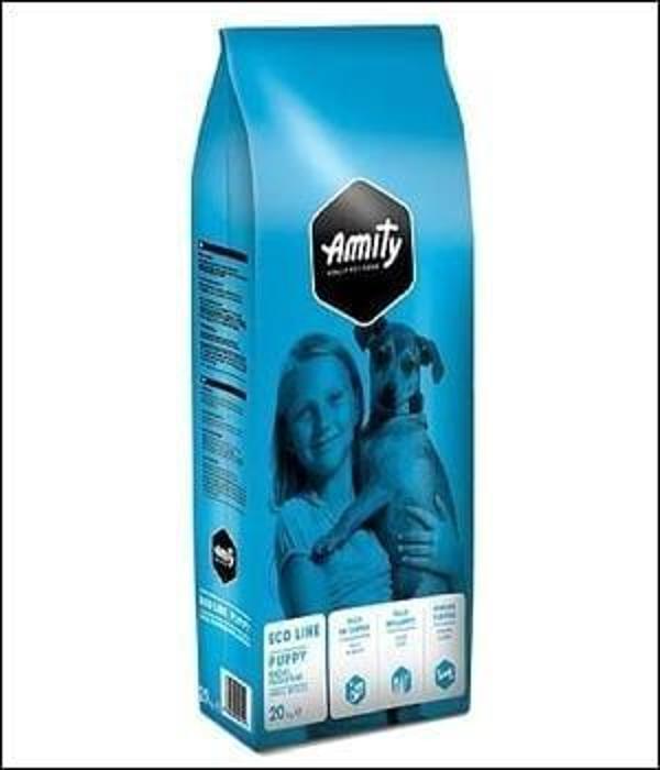 Amity Eco Line Active Karışık Kırmızı Etli Yavru Köpek Maması 20 Kg - Image 1