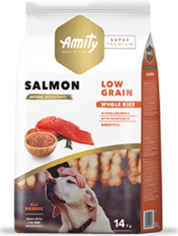 Amity Süper Premıum Somonlu Yetişkin Köpek Maması 14 Kg - Image 1