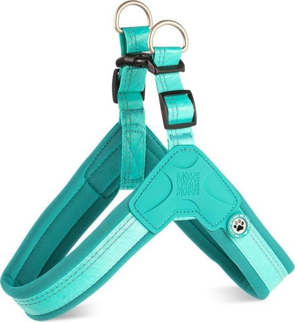 Max Molly Matrix 2.0 Akıllı Künyeli Q-Fit Köpek Göğüs Tasması Turkuaz XXSmall - Image 1