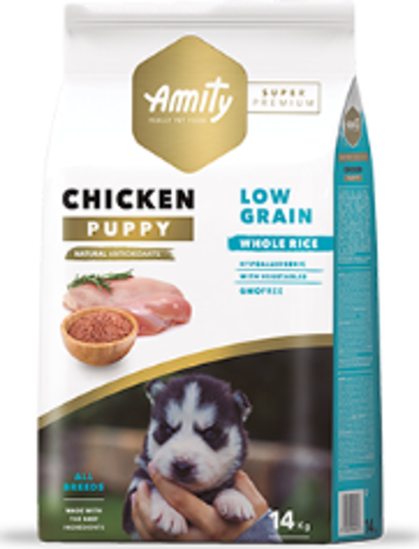 Amity Süper Premıum Tavuklu Yavru Köpek Maması 14 Kg - Image 1