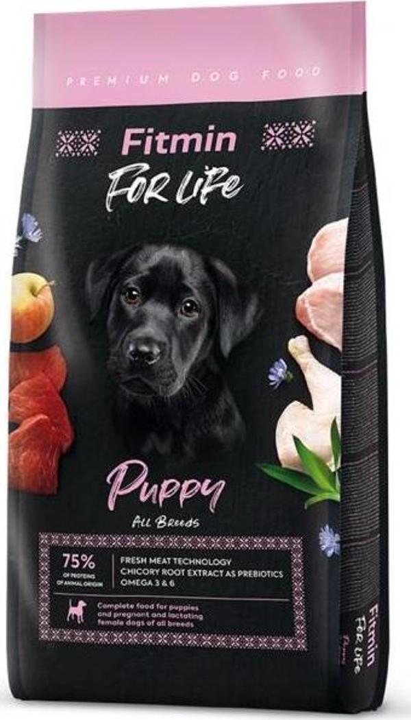 Fitmin For Life Puppy Tüm Irklar için Kümes Hayvanlı Yavru ve Hamile Köpek Maması 2,5 Kg - Image 1