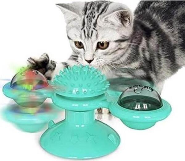 Lion Catnipli Interaktif Kedi Zeka Oyuncağı 15 Cm - Image 1