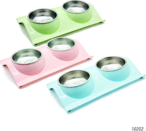 Ally Paws Double Oval İkili Mama Kabı 2X370 ml - Image 1