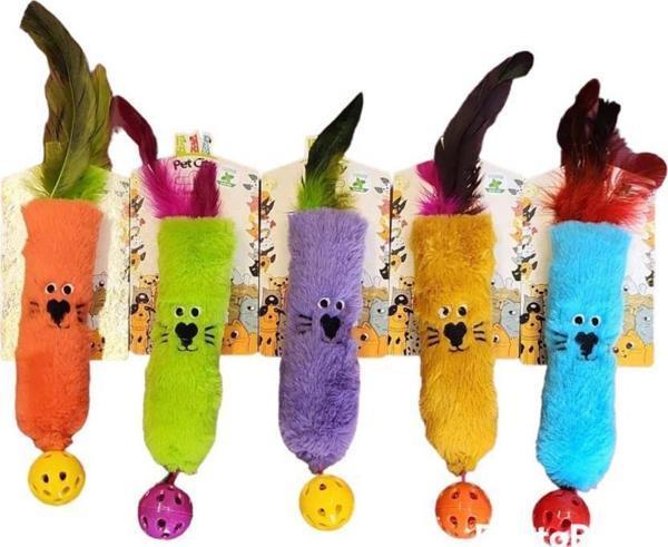 Pet Prety Cat Toys Kedi Oyuncağı Aslan Peluş - Image 1