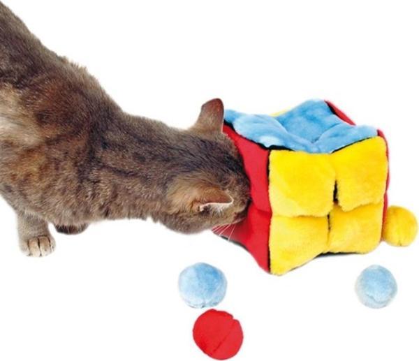 Trixie Kedi Peluş Oyuncak Küp ve Topları - Image 1