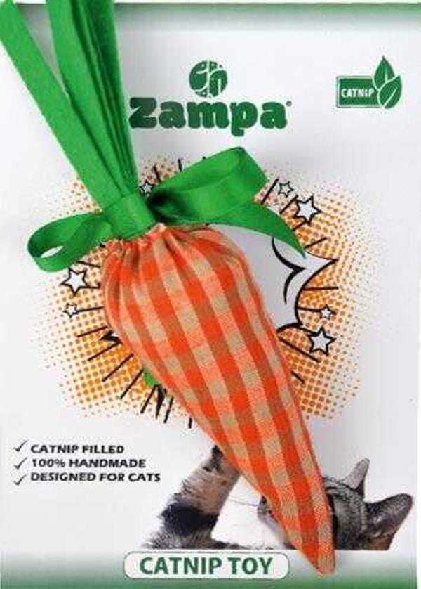 Zampa Pet Catnipli Havuç Kumaş Oyuncak - Image 1