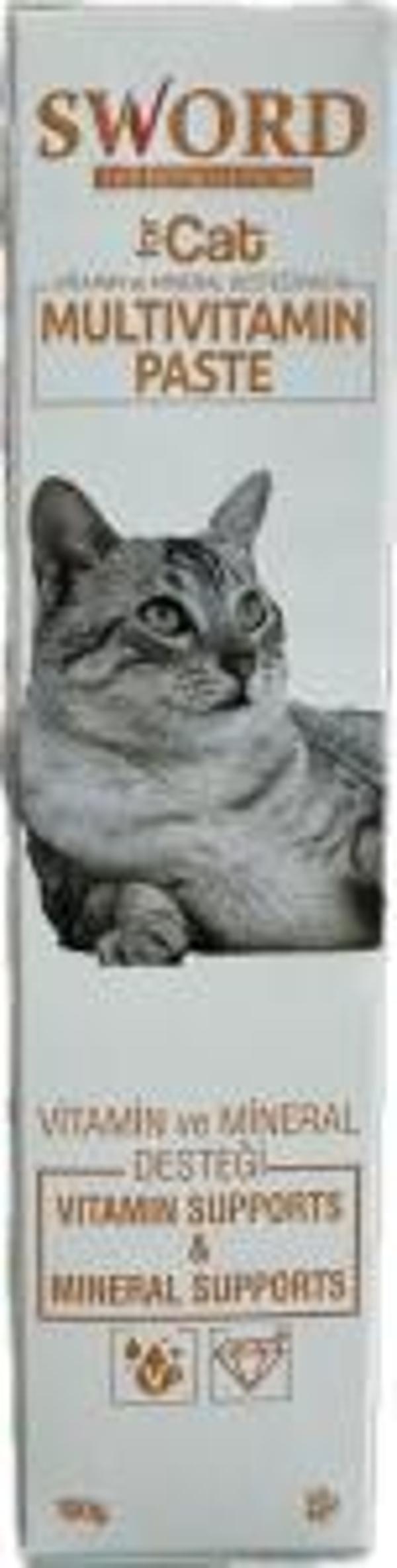 Sword Cat Multıvıtamin Paste Yetişkin Kediler İçin Vitamin Desteği 100 Gr - Image 1