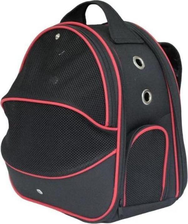 Pet Pretty Fileli Astronot Kedi Köpek Taşıma Çantası Siyah - Image 1