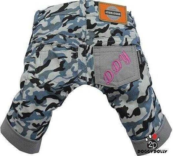 Doggy Dolly Mavi Kamuflaj Pantalon XXLarge - Image 1