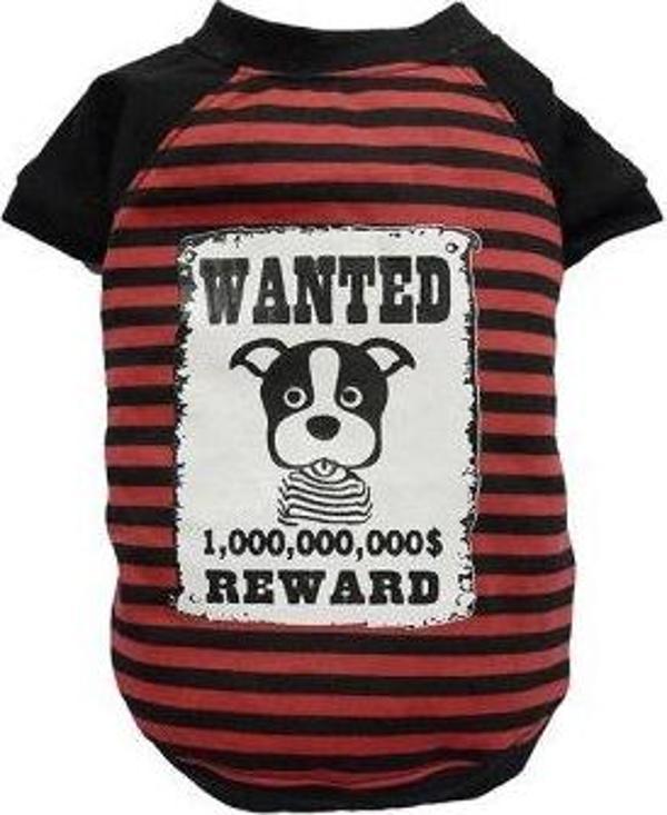 Doggy Dolly Wanted Kırmızı Köpek Tişört XXLarge - Image 1