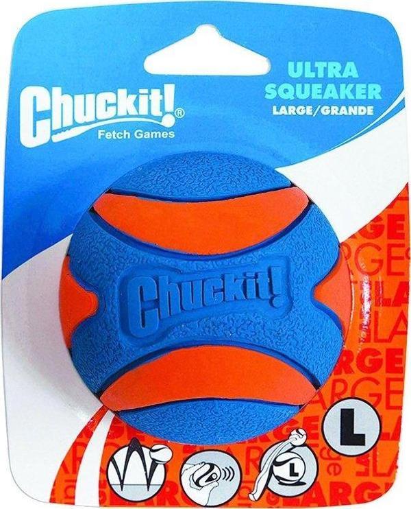 Chuckit! Utra Squeaker Sesli Köpek Oyun Topu Büyük Boy - Image 1