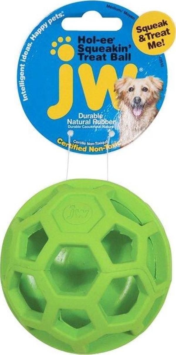 JW Treat N Squeak Köpek Ödül Topu 8,9X8,9xX8,4 Cm - Image 1