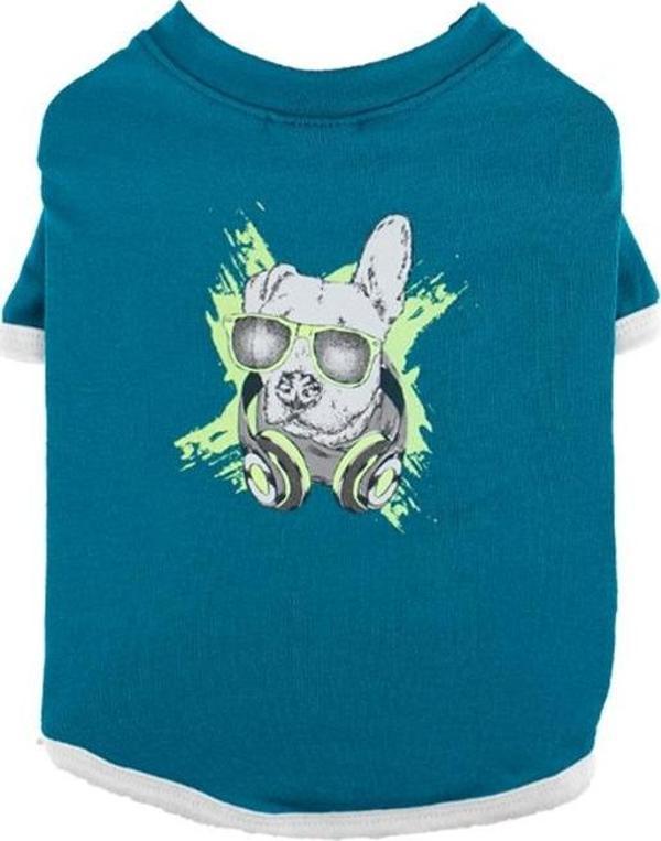 Zampa Cool Dog Neon Baskılı Yeşil Kedi Köpek T-Shirt XSmall - Image 1