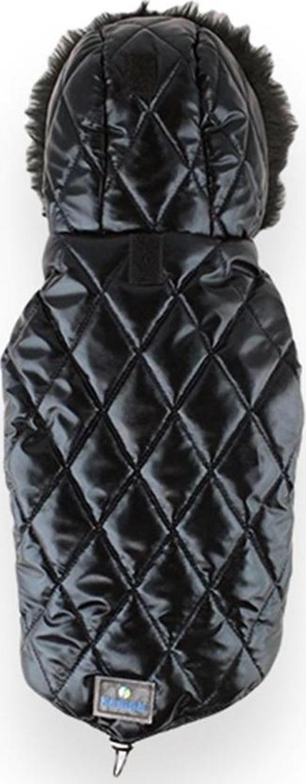 Zampa Shiny Kapüşonlu Mont Siyah XLarge - Image 1