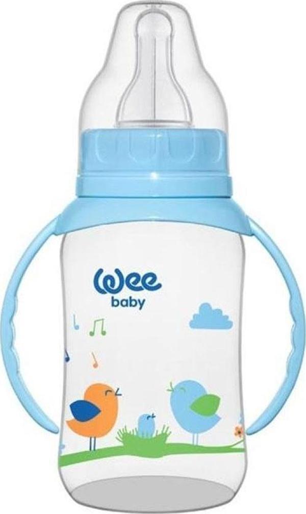 Wee Baby 744 Kulplu PP Biberon 150 ml MAVİ - Image 1