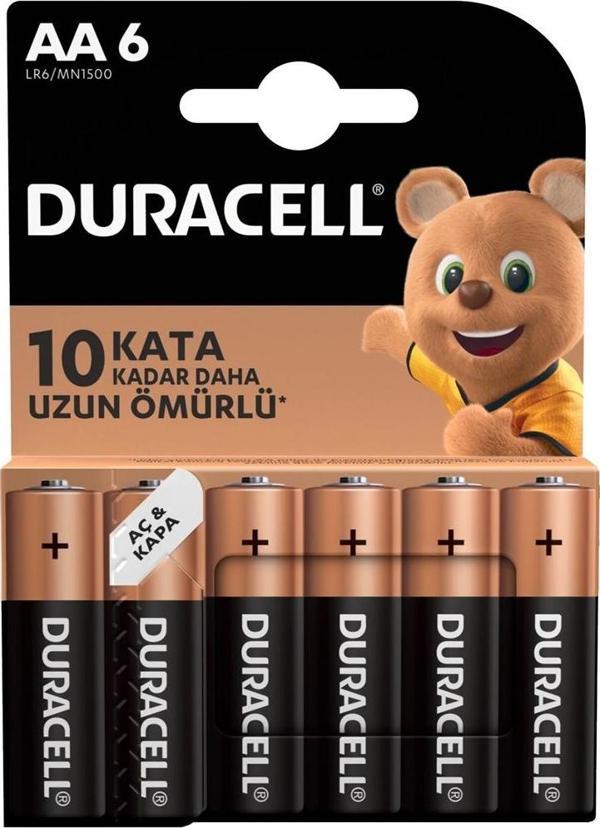 DURACELL AA KALEM PİL (6LI PAKET FİYATI) - Image 1