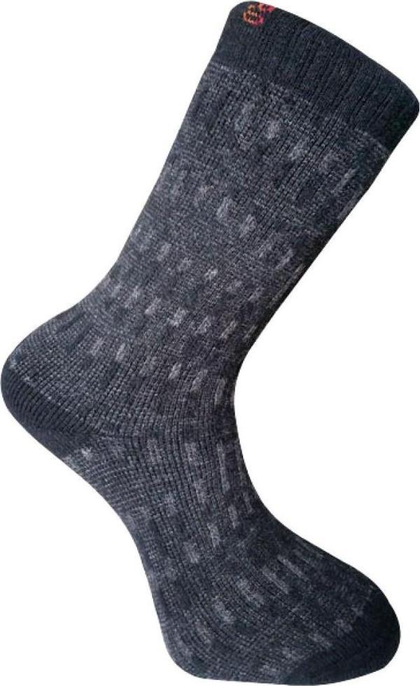Kuzu Yünü  Havlu Erkek Çorabı - Yupik - Gri - No: 41-44 (13906) - Image 1
