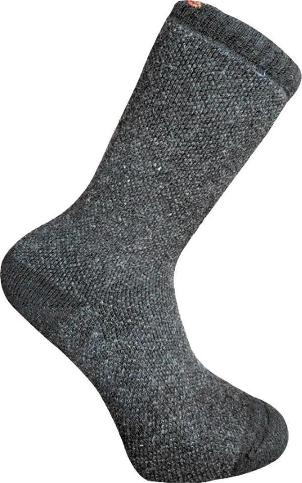 Kuzu Yünü Havlu Erkek Çorabı - Huskey - Gri - No: 41-44 (13903) - Image 1