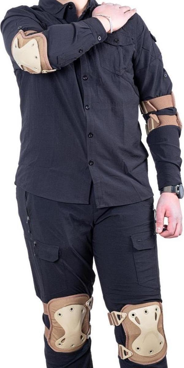 Savage Koruyucu Dizlik Dirseklik Set Bej - Image 1