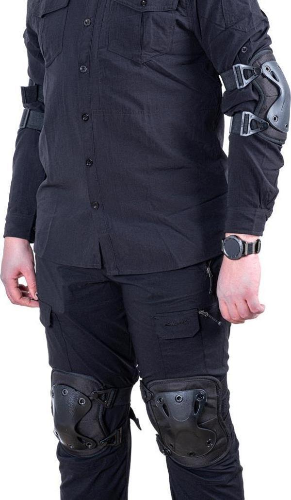 Savage Koruyucu Dizlik Dirseklik Set Siyah - Image 1