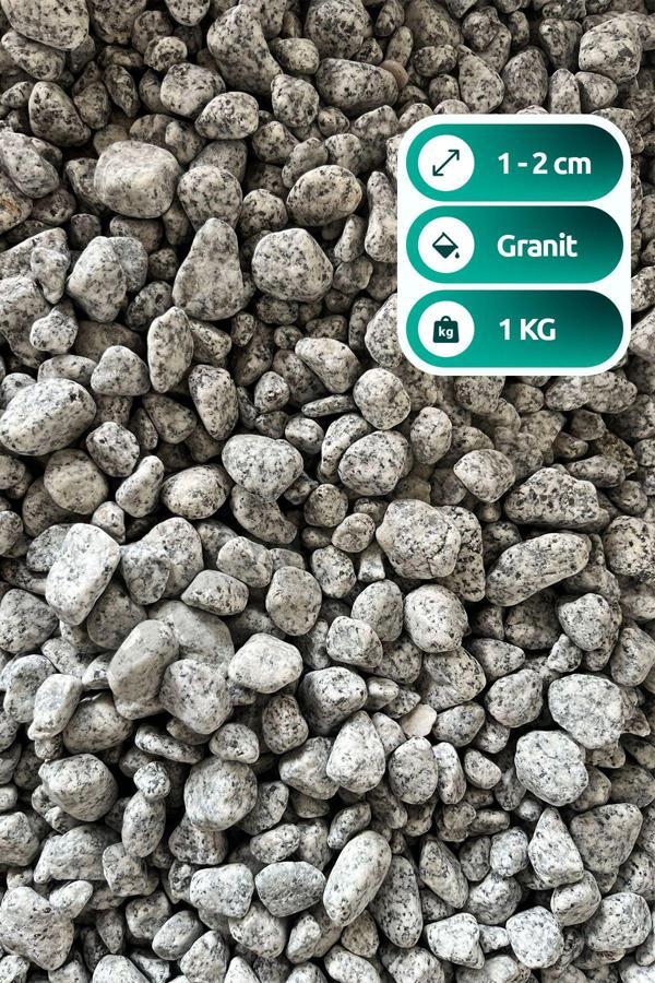 Bozsan Granit Taş 1-2Cm Dolomit Taşı Bahçe Süs Akvaryum Taşı Taşı Dere Çakıl Taşı 1 Kg - Image 1