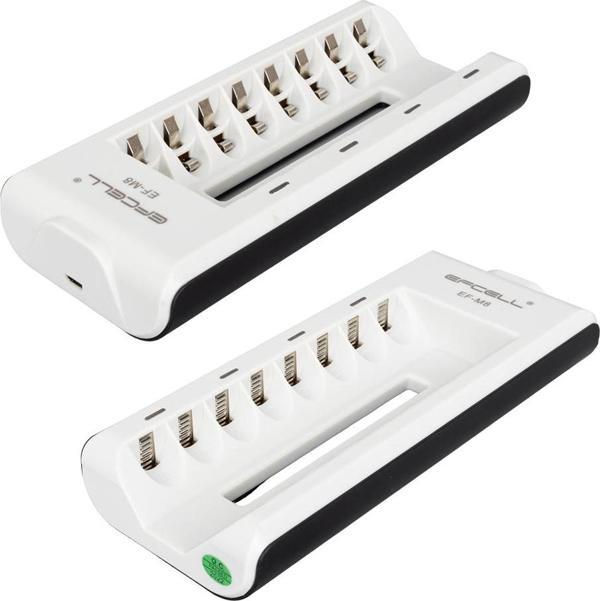 Ayt Efcell M8 AA AAA 8'li Pil Şarj Cihazı - Image 1