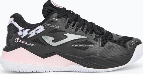 Joma Spin Lady 2501 Negro All Court Kadın Tenis Ayakkabısı TSPILS2501OM - Image 1