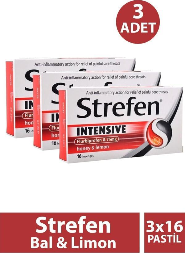 Strefen Bal & Limon 16 Pastil 3 Adet - Image 1